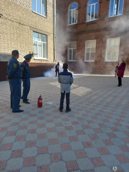 В школе №9 прошел урок по основам безопасности жизнедеятельности