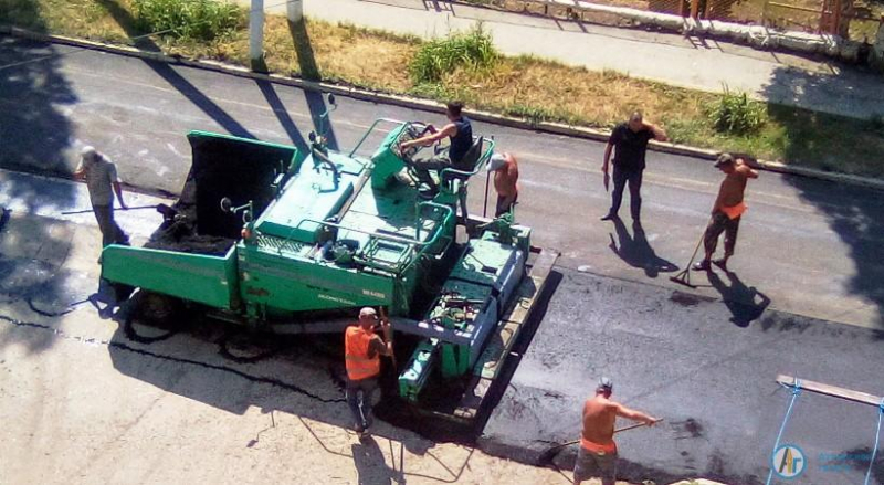 В субботу на улице Талалихина начали укладку асфальта