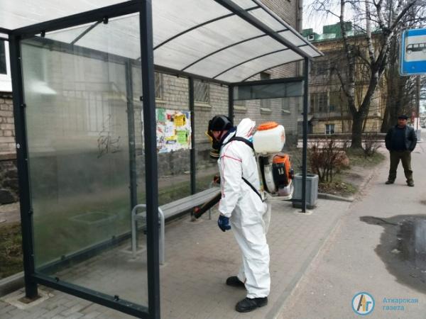 Во вторник в Аткарске начнут дезинфекцию улиц