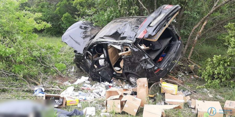 Водитель BMW разбился у поселка Тургенево