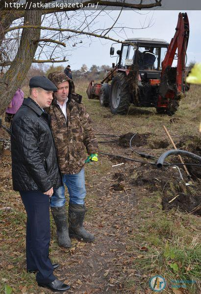 Водопровод на улицу Мельничную придет по старому руслу реки Аткары (ФОТО)