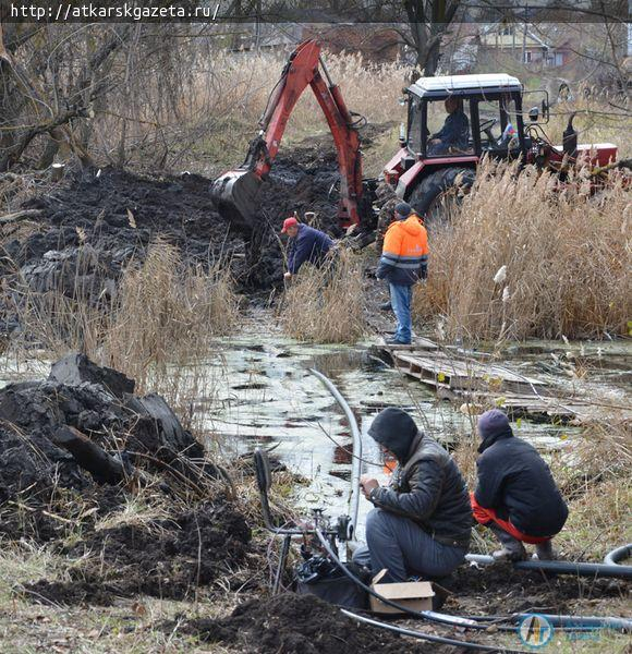 Водопровод на улицу Мельничную придет по старому руслу реки Аткары (ФОТО)