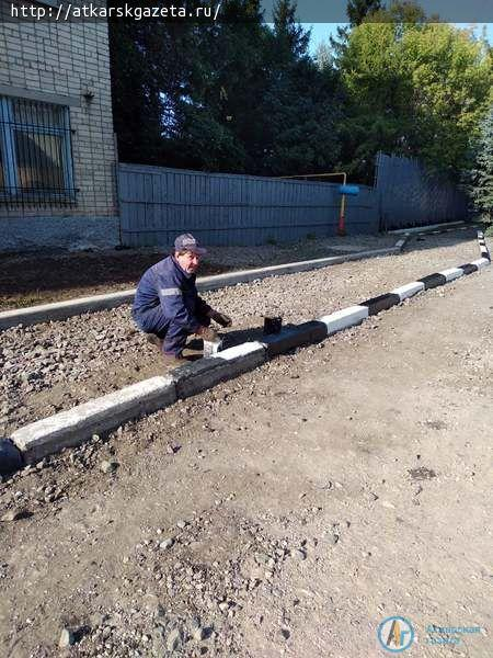 Завершается первый этап обустройства тротуара в залинейной части города