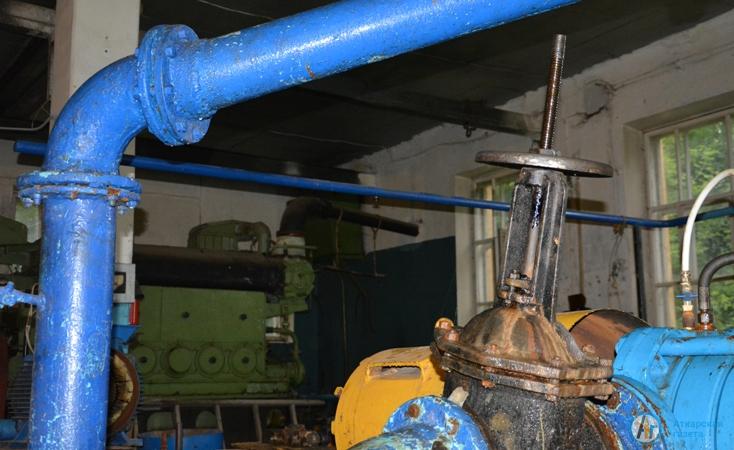 Железнодорожный водозабор работает только на половину мощности