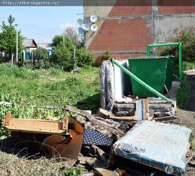 Жителей Аткарска будут штрафовать за организацию свалок у мусорных контейнеров
