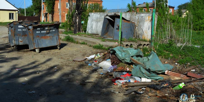 Жители Аткарска недовольны вывозом мусора